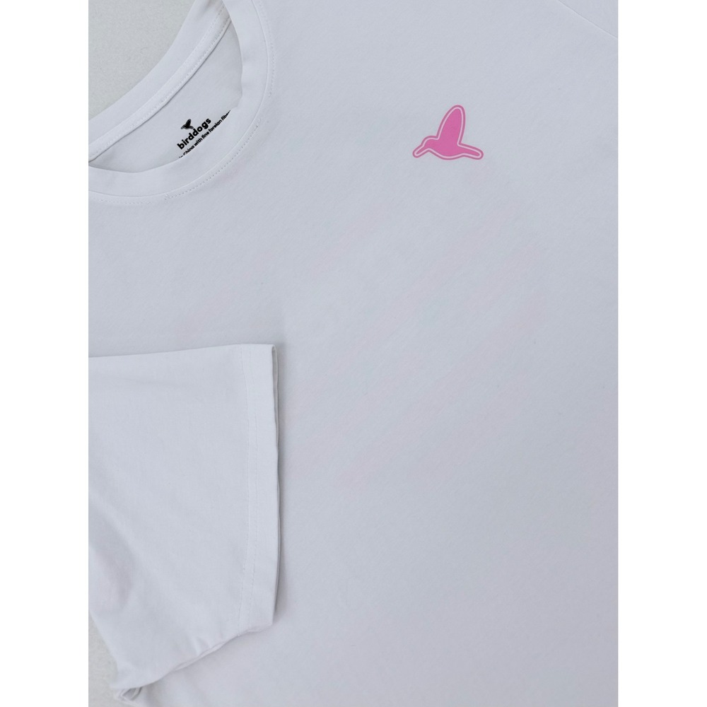 Birddogs Graphic T-Shirt Mens Size M White Tropical Logo Excellent